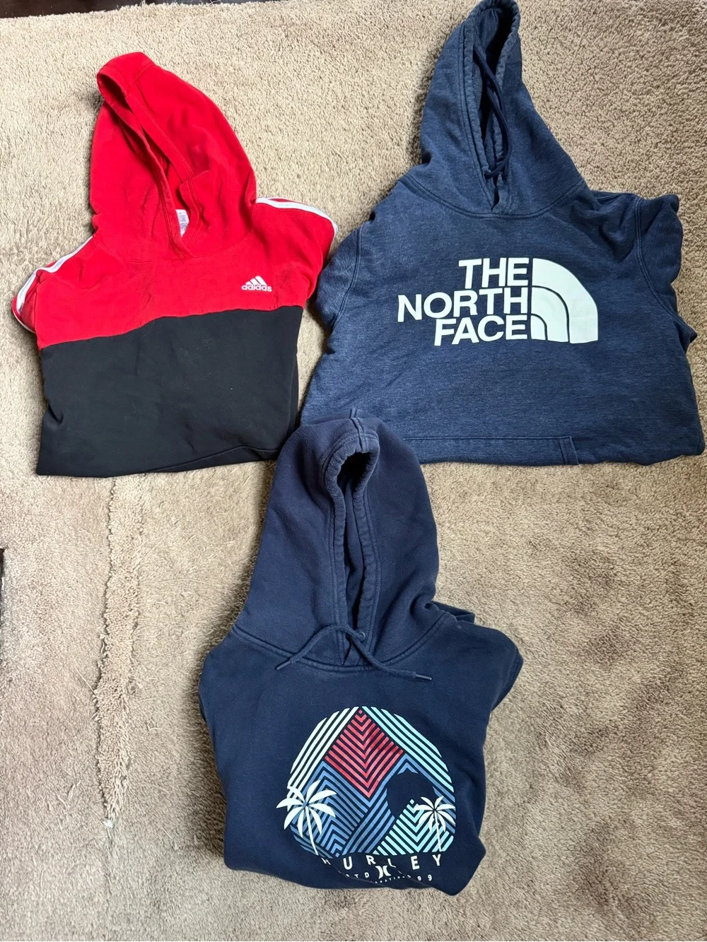 The North Face Hoodie Blue Pullover Hooded Sweatshirt